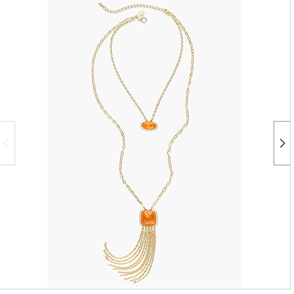 NWT Chicos Daisy Double Convertible Necklace